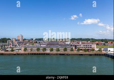 Das Passagierterminal am Fährhafen in Hook of Holland, Niederlande Stockfoto