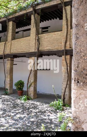 Altes Funduk Corral del Carbón, 'al-fundaq al-yadida', 14. Jahrhundert, Granada, Andalusien, Spanien Stockfoto