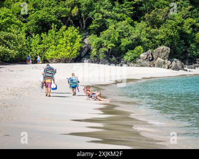 Trunk Bay im Virgin Islands National Park auf der Insel St. John auf den US Virgin Islands Stockfoto