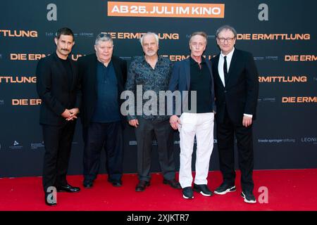 Clemens Schick, Andreas Lechner, Bernhard Schuetz, Wilfried Hochholdinger, Rainer Buck, DIE ERMITTLUNG, Fotoruf auf dem roten Teppich für Berlin Stockfoto