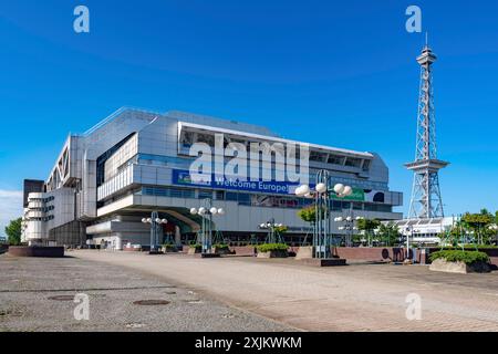 ICC, Internationales Kongresszentrum mit Funkturm, Westend, Berlin, Deutschland Stockfoto