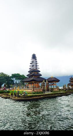 Bali Urlaubstourismus, Ulun Danu Bratan Wassertempel Bali, Bali, Indonesien. Stockfoto