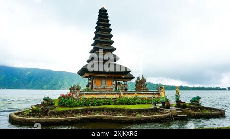 Bali Urlaubstourismus, Ulun Danu Bratan Wassertempel Bali, Bali, Indonesien. Stockfoto