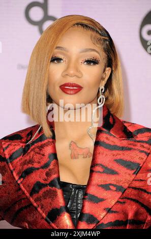 GloRilla bei den American Music Awards 2022, die am 20. November 2022 im Microsoft Theater in Los Angeles, USA, stattfanden Stockfoto