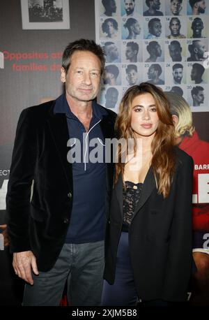 David Duchovny und Monique Pendleberry bei der Premiere von Netflix's „You People“ im Regency Village Theatre in Westwood, USA Stockfoto