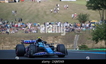 NÂ°10 Pierre Gasly von BWT Alpine F1 Team während des Formel 1 Großen Preises von Ungarn 2024 - Training 1 und Training 2, Formel 1 Meisterschaft in Mogyorod, Ungarn, 19. Juli 2024 Stockfoto