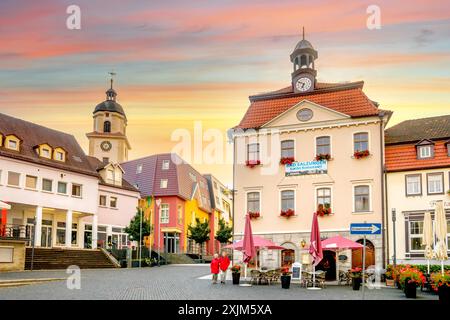 Altstadt von Bad Satzungen, Deutschland Stockfoto
