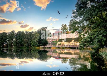 Altstadt von Bad Satzungen, Deutschland Stockfoto