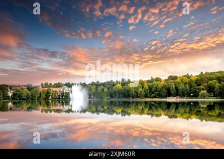 Altstadt von Bad Satzungen, Deutschland Stockfoto