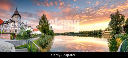 Altstadt von Bad Satzungen, Deutschland Stockfoto