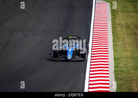 Mogyorod, Ungarn - 17.07.2024, 02 O'SULLIVAN Zak (gbr), ART Grand Prix, Dallara F2 2024, Aktion während der 9. Runde der FIA Formel-2-Meisterschaft 2024 vom 19. Bis 21. Juli 2024 auf dem Hungaroring, in Mogyorod, Ungarn - Foto Xavi Bonilla / DPPI Stockfoto