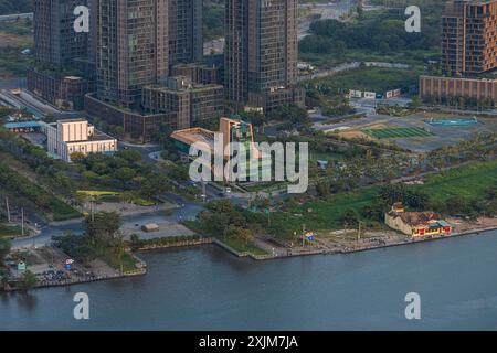 Ho-Chi-Minh-Stadt, Saigon, Vietnam, Asien, 07. März 2023: Blick auf Ho-Chi-Minh-Stadt (ehemals Saigon, Vietnam) vom höchsten Gebäude der Stadt, dem Stockfoto