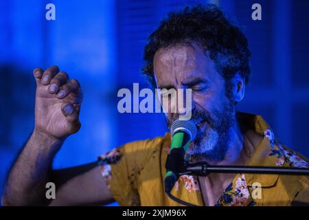 Amorante (IBAN Urizar), Versud-Festivalkonzert, Casa Del Poble, Santanyi, Mallorca, Balearen, Spanien Stockfoto