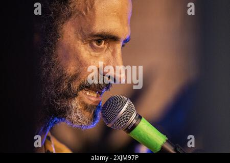 Amorante (IBAN Urizar), Versud-Festivalkonzert, Casa Del Poble, Santanyi, Mallorca, Balearen, Spanien Stockfoto