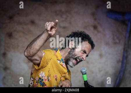 Amorante (IBAN Urizar), Versud-Festivalkonzert, Casa Del Poble, Santanyi, Mallorca, Balearen, Spanien Stockfoto