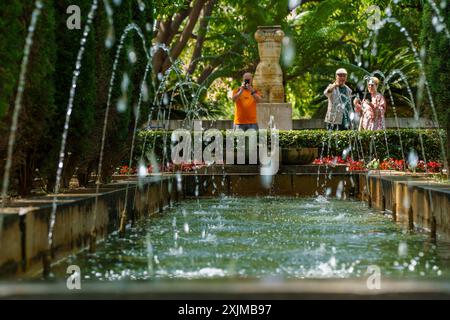 Garten des Königshauses, Palma, Mallorca, Balearen, Spanien Stockfoto