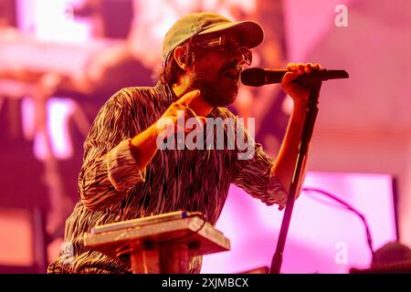 Mailand, Italien. Juli 2024. Mailand, Italien, am 17. Juli 2024. Calcutta tritt am 17. Juli 2024 live im Ippodromo SNAI in Mailand auf. (Foto: Mairo Cinquetti/NurPhoto) Credit: NurPhoto SRL/Alamy Live News Stockfoto