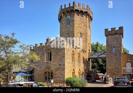 The Castle, Edge Hill, Warwickshire, England, Großbritannien Stockfoto