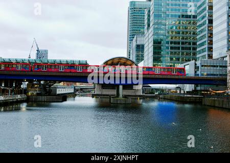 canary Wharf, London, großbritannien Stockfoto