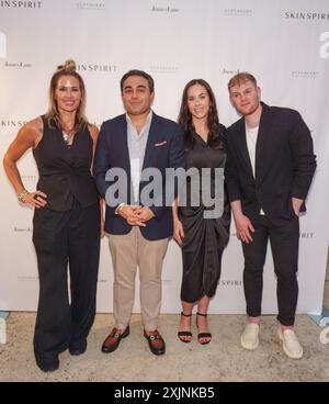 Teilnahme an der SkinSpirit Southampton Summer Pop-up Grand Opening im Southampton Inn in Southampton, NY am 18. Juli 2024 (Foto: David Warren /SIPA? USA) Credit: SIPA USA/Alamy Live News Stockfoto