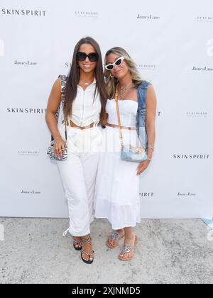 Teilnahme an der SkinSpirit Southampton Summer Pop-up Grand Opening im Southampton Inn in Southampton, NY am 18. Juli 2024 (Foto: David Warren /SIPA? USA) Credit: SIPA USA/Alamy Live News Stockfoto