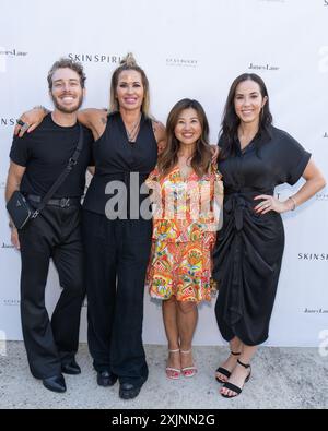 Teilnahme an der SkinSpirit Southampton Summer Pop-up Grand Opening im Southampton Inn in Southampton, NY am 18. Juli 2024 (Foto: David Warren /SIPA? USA) Credit: SIPA USA/Alamy Live News Stockfoto