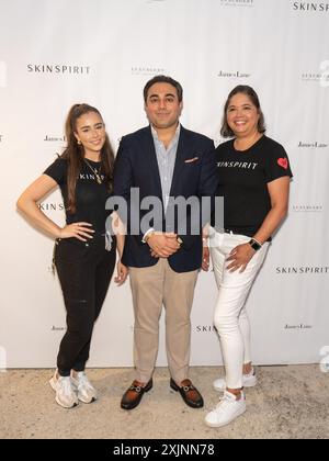 Teilnahme an der SkinSpirit Southampton Summer Pop-up Grand Opening im Southampton Inn in Southampton, NY am 18. Juli 2024 (Foto: David Warren /SIPA? USA) Credit: SIPA USA/Alamy Live News Stockfoto