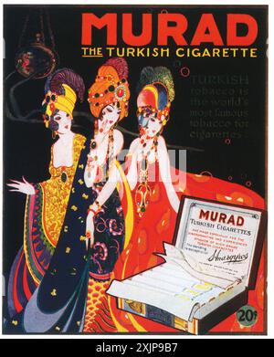 1919 Murad Zigaretten Ad Stockfoto