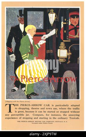 1910 Pierce Arrow Car Advertising – Kunst von Gil Spear Stockfoto