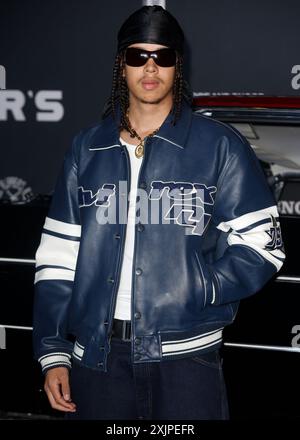 London, Großbritannien. Juli 2024. Strandz wurde beim britischen Launch von „Gin & Juice by Dre and Snoop“ im Flipper's Roller Boogie Palace in London gesehen (Foto: Mario Mitsis/SOPA Images/SIPA USA) Credit: SIPA USA/Alamy Live News Stockfoto