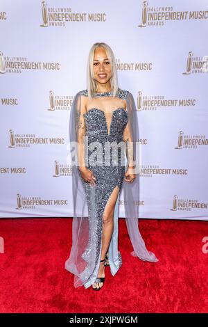 Los Angeles, USA. Juli 2024. Sängerin KIA nimmt 2024 an den Hollywood Independent Music Awards im AVALON Hollywood and Bardot, Los Angeles, CA, 18. Juli 2024 Teil Credit: Eugene Powers/Alamy Live News Stockfoto