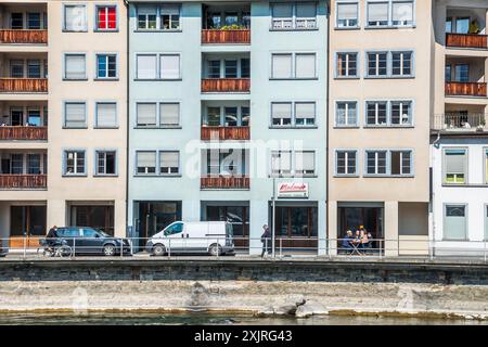 Historische und ikonische Wahrzeichen von Luzern Stockfoto