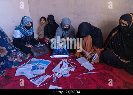 Das tägliche Leben der Frauen in Afghanistan Stockfoto