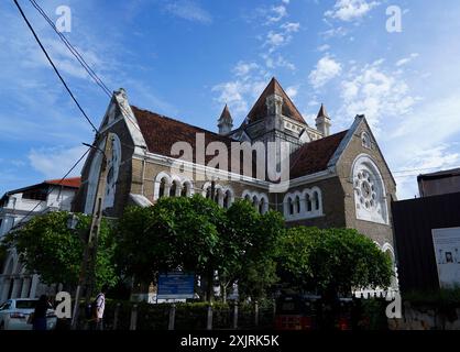 Colombo. Juli 2024. Dieses Foto vom 19. Juli 2024 zeigt eine Kirche in Galle, Sri Lanka. Die Altstadt von Galle und ihre Befestigungsanlagen wurden 1988 zum UNESCO-Weltkulturerbe erklärt. Quelle: Chen Dongshu/Xinhua/Alamy Live News Stockfoto