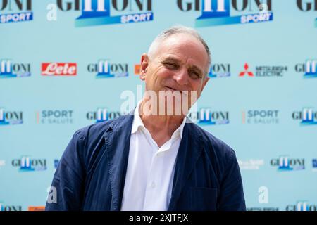 Giffoni Valle Piana, Salerno, Italien. Juli 2024. Der italienische Journalist Marco Nosotti nimmt am 20. Juli 2024 am Giffoni Film Festival 2024 in Giffoni Valle Piana, Salerno, Italien Teil (Foto: © Francesco Luciano/ZUMA Press Wire). Nicht für kommerzielle ZWECKE! Stockfoto