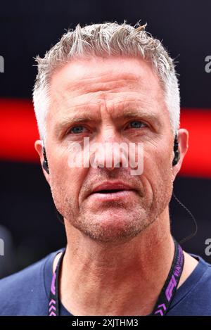 Budapest, Ungarn. Juli 2024. Ralf Schumacher (DE). Formel-1-Weltmeisterschaft, Rd 13, großer Preis von Ungarn, Samstag, 20. Juli 2024. Budapest, Ungarn. Quelle: James Moy/Alamy Live News Stockfoto