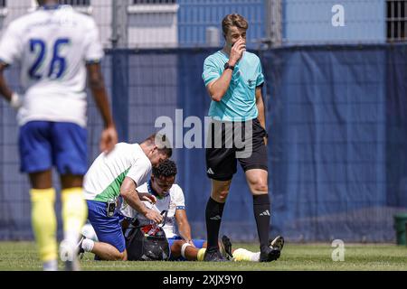 PADERBORN, 20.07.2024, Trainingscentrum SC Paderborn 07, Fußball, Freundschaftsspiel, Saison 2024/2025, während des Spiels SC Paderborn 07-PSV PSV Spieler Fredrik Oppegard Credit: Pro Shots/Alamy Live News Stockfoto