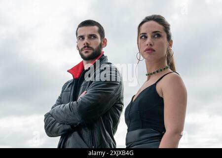 ASIA ORTEGA und ALVARO RICO in SKY HIGH (2023) -Originaltitel: HASTA EL CIELO: LA SERIE-. Quelle: Vaca Films / OLMEDO, JAIME / Album Stockfoto