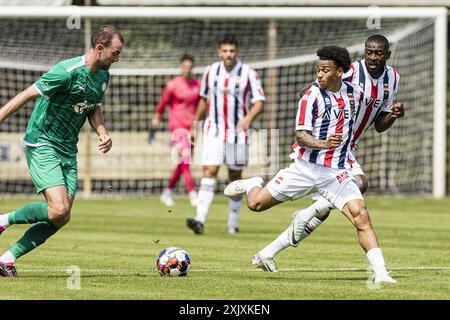 LOON OP ZAND - 20-07-2024. Sportpark De Klokkenberg. Eredivisie voetbal. Saison 2024-2025. Vorsaison, Willem II - Lommel SK (freundlich). Stockfoto