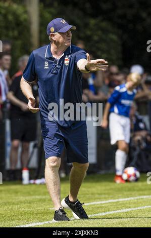 LOON OP ZAND - 20-07-2024. Sportpark De Klokkenberg. Eredivisie voetbal. Saison 2024-2025. Vorsaison, Willem II - Lommel SK (freundlich). Willem II. Trainer Peter Maes Stockfoto