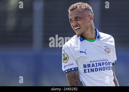 PADERBORN, 20.07.2024, Trainingscentrum SC Paderborn 07, Fußball, Freundschaftsspiel, Saison 2024/2025, während des Spiels SC Paderborn 07-PSV Spieler Noa lang Credit: Pro Shots/Alamy Live News Stockfoto