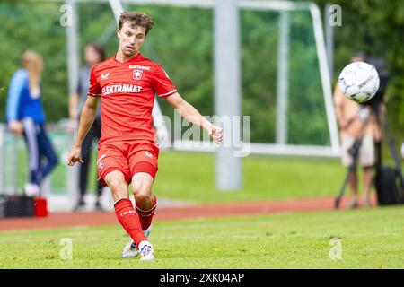 Leogang, Österreich. Juli 2024. LEOGANG, Steinberg Stadium, 20.07.2024, Saison 2024/2025, niederländischer Eredivisie Football während des Spiels Twente - Hannover 96 (freundlich) FC Twente Spieler Youri Regeer Credit: Pro Shots/Alamy Live News Stockfoto