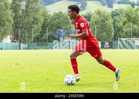 Leogang, Österreich. Juli 2024. LEOGANG, Steinberg Stadium, 20.07.2024, Saison 2024/2025, niederländischer Eredivisie Football während des Spiels Twente - Hannover 96 (freundlich) FC Twente Spieler sagte Ltaief Credit: Pro Shots/Alamy Live News Stockfoto