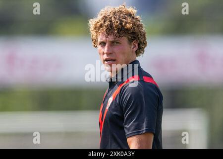 AMSTERDAM. 20-07-2024. Sportpark Ging In Genua. Freundschaftsspiel, Saison 2024/2025, Fußball. Spiel zwischen AFC und FC den Bosch. AFC-Spieler Milan Klopper (Endstand 0:3). Beschreibung: Pro Shots/Alamy Live News Stockfoto