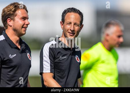 AMSTERDAM. 20-07-2024. Sportpark Ging In Genua. Freundschaftsspiel, Saison 2024/2025, Fußball. Spiel zwischen AFC und FC den Bosch. AFC-Trainer/Trainer Benno Nihom (Endpunktzahl 0:3). Beschreibung: Pro Shots/Alamy Live News Stockfoto