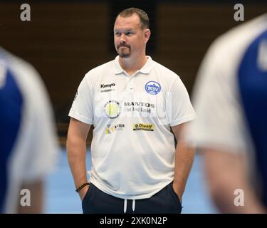 Misha Kaufmann Trainer ThSV Eisenach. GER, ThSV Eisenach Media Day 2024, Handball, 1. Handballbundesliga Maenner, Spielzeit 2024/2025, Samstag, 20.07.2024, 9,00 Uhr Foto: Eibner-Pressefoto/Martin Herbst Stockfoto