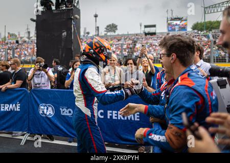 VERSCHOOR Richard (nld), Trident, Dallara F2 2024, Porträt während der 9. Runde der FIA Formel 2 Meisterschaft 2024 vom 19. Bis 21. Juli 2024 auf dem Hungaroring in Mogyorod, Ungarn Stockfoto