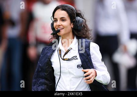 Budapest, Ungarn. Juli 2024. BOUDABOUS, Linda FIA-Mitarbeiter während des Formel-1-Großen Preises von Ungarn 2024, 13. Runde der Formel-1-Weltmeisterschaft 2024 vom 19. Bis 21. Juli 2024 auf dem Hungaroring in Mogyorod, Ungarn - Foto Eric Alonso/DPPI Credit: DPPI Media/Alamy Live News Stockfoto
