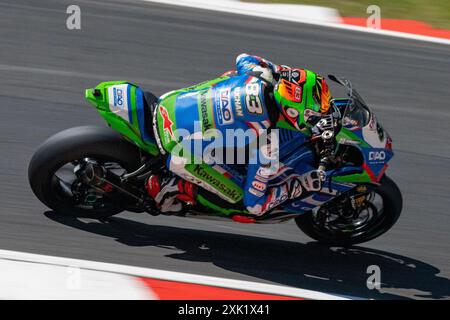 Danny Buchan British Super Bikes während des FP1 in Brands Hatch 2024 Stockfoto