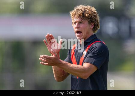 AMSTERDAM. 20-07-2024. Sportpark Ging In Genua. Freundschaftsspiel, Saison 2024/2025, Fußball. Spiel zwischen AFC und FC den Bosch. AFC-Spieler Milan Klopper (Endstand 0:3). Beschreibung: Pro Shots/Alamy Live News Stockfoto